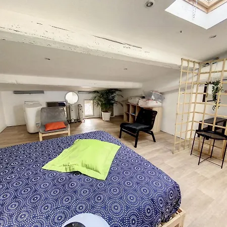 Daire Grand St Pierre Mansarde Atypique Climatise